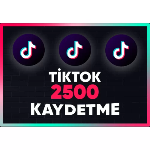  ⚡  GARANTİLİ  TİKTOK 2500 KAYDETME ⚡